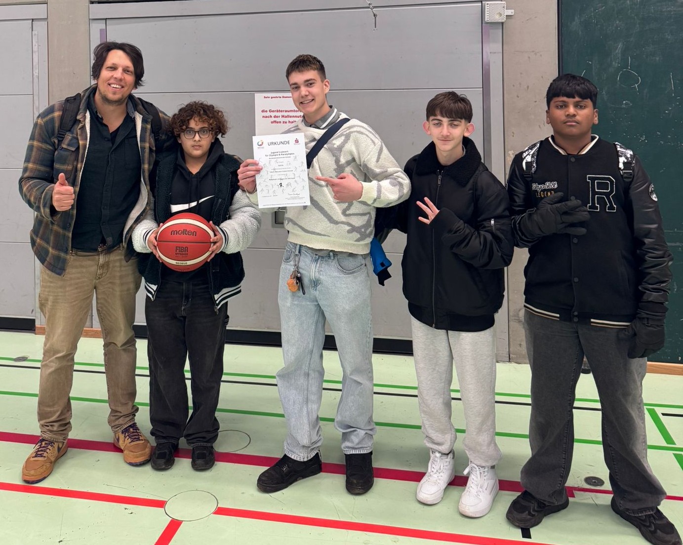 Die Basketballmannschaft der ASG